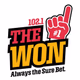102.1 The Won - KOSP logo