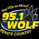 94.9/95.1 The Wolf - KRFN-HD2 logo