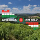 FM AMERICA 99.7 logo