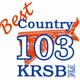 Best Country 103 - KRSB-FM logo