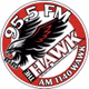 95.5 The Hawk - WAWK logo