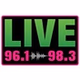 Live 96.1 & 98.3 - WCXT logo