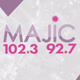 Majic 102.3 92.7 - WDCJ logo
