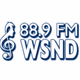 88.9 FM WSND - WSND-FM logo