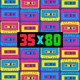 Radio 35x80 - Back to the 80s logo