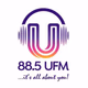 88.5 UFM logo
