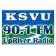KSVU 90.1 FM Upriver Radio logo