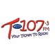 T-107 Your ticket to Rock - WCTT-FM logo