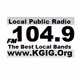 104.9 The Gig - KGIG-LP logo