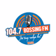 104.7 Bossing FM - DWSS-FM logo
