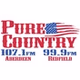 Pure Country 107.1 & 99.9 - K260DG logo