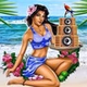 Tiki Island Radio logo