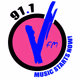V FM 91.1 logo