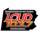 LOUD 103.7 Northeast PA - W279EM logo