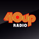 40UP Radio logo
