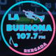 La Buenona 107.7 FM logo