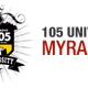 My Radio University 105 logo