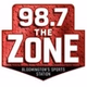 98-7 The Zone - W254DP logo