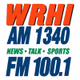 WRHI FM 100.1 - WRHI logo
