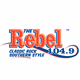 104.9 The Rebel - WRBF logo
